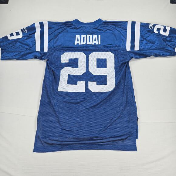Vintage Reebok NFL Indianapolis Colts Joseph Addai Blue Jersey Men's Size Medium - Picture 8 of 8